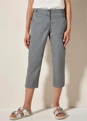 Immagine prodotto di CECIL 3/4 Hose '3/4 Papertouch Hose New York', B378678, grigio obelisco, taglia 31 x 22