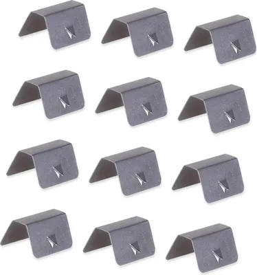 Obrázek produktu pro Deflektor - pro Heko G3, Náhradní klipy pro úpravu obočí proti větru, kovový materiál, stříbrná barva, 2 * 1,7 * 0,9 cm, zůstaňte v bezpečí, nedotýkejte se rušivých prvků (12)