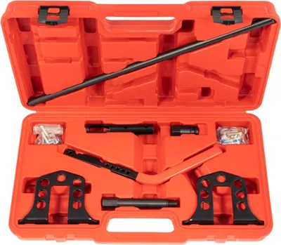 Immagine prodotto di Set di montaggio e smontaggio valvole, universale, kit di compressore per molle delle valvole rimozione OHV OHC, 7 pezzi