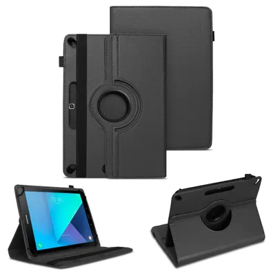 Produktbild von Tablet Schutzhülle Samsung Galaxy Tab A6 10.1 Tasche Hülle Case Cover DrehbarFarben:Schwarz