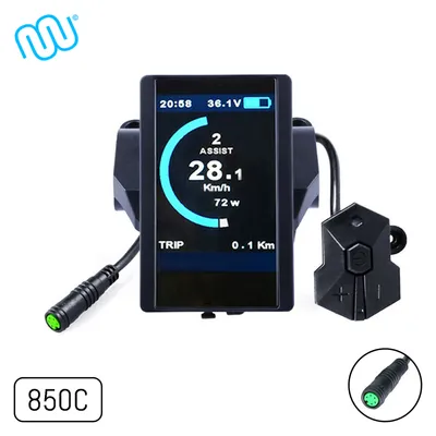 Obrázek produktu pro windmeile | APT Display 850C, pro Bafang BBS01 BBS02 BBSHD a řídicí jednotku, 3,2" barevný displej, LCD, e-bike, elektrokolo, pedelec, HMI APT TGT