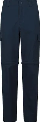 Image de Mountain Warehouse - Pantalon cargo « Delta » pour homme MW3988 (28R) (bleu marine)