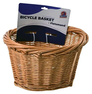 Image de Panier de vélo pour enfants Panier de guidon Panier en osier 1200