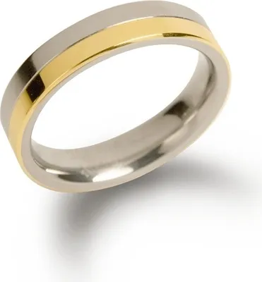Produktbild von Boccia Ring 0129-0269 Titan vergoldet