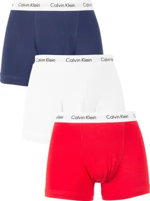 Produktbild von Calvin Klein Herren 3 Packungsstämme, Mehrfarbig XL