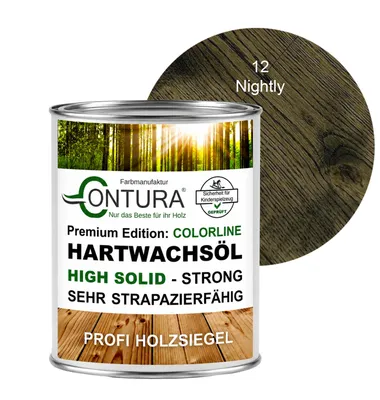 Produktbild von Contura 750ml. FARBIGES Hartwachsöl Colorline Premium Hartwachs - 12 Nightly