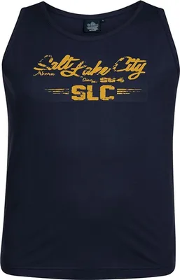 Produktbild von Übergrößen Tanktop SLC orange AHORN SPORTSWEAR Dark Blue 4XL
