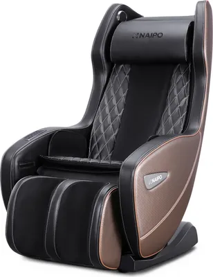 Produktbild von NAIPO Shiatsu Massage Stuhl Massagesessel mit Klopfen Kneten Luft-Massage-System Bluetooth 3D Surround Sound Musik