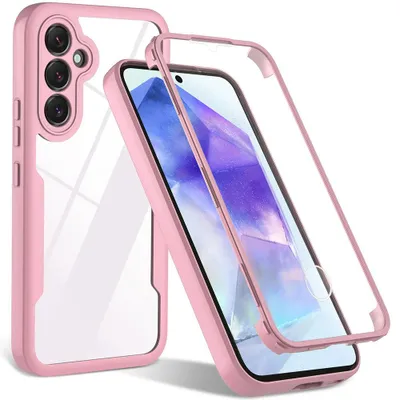 Zdjęcie produktu dla Techsuit ColorVerse 360 ochrona etui do Samsung Galaxy A55 5G - różowe