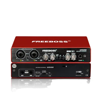 Image de Interface audio externe, 24bit 192kHz, fonction loopback, surveillance directe ,