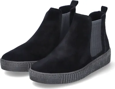 Produktbild von Gabor Chelsea Boots Damen Rauleder Schwarz Größe: 5