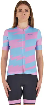 Produktbild von Santini Furia Smart Kurzarm-radtrikot Rosa 2XS Frau Rosa 2XS