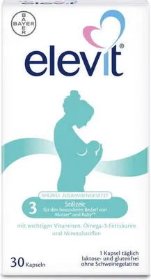 Produktbild von elevit 3 Stillzeit Kapseln, 30 St. Kapseln