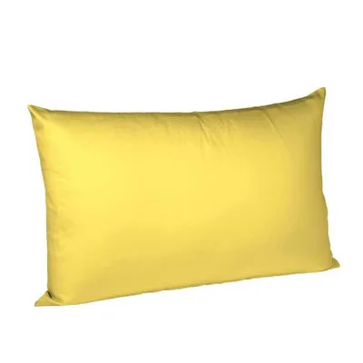Produktbild von fleuresse Mako Satin Kissenbezug Colours Uni 40x60 cm Gelb