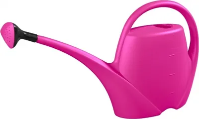 Zdjęcie produktu dla Nohel Pojemnik ogrodowy SPRING z różą z tworzywa sztucznego Kolor: fioletowy, Pojemność: 4,5 l