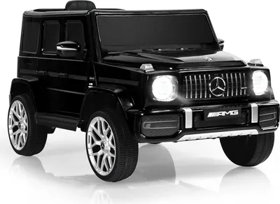 Produktbild von 12V Elektroauto für Kinder, Mercedes-Benz G63 Elektrofahrzeug mit 2 Türen & Sicherheitsgurt, Kinderspielzeugauto mit Fernbedienung & LED-Lichter & Musik & USB & Hupe, für Kinder ab 3 Jahren