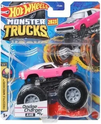 Immagine prodotto di Monster Truck Dodge Charger 440 R/T - Scala 1:64 - Rosa