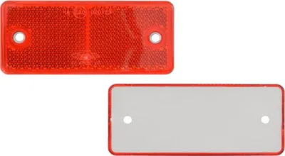 Produktbild von 4 x Rückstrahler - Reflektor - schrauben - 90 x 40 mm - Rot - Prüfzeichen