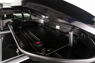 Obrázek produktu pro Menabo | Střešní box - černý - 163x90x36 cm - 450 l - nosnost 75 kg - oboustranné otevírání - ochrana proti krádeži