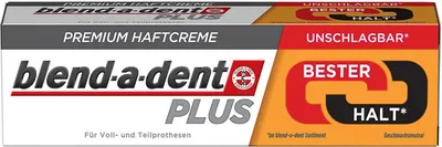Produktbild von blend-a-dent Plus Premium Haftcreme Bester Halt 40 g