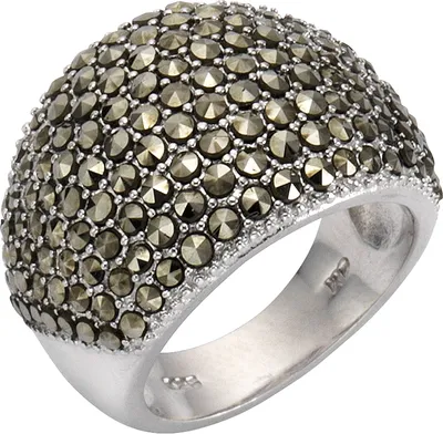 Produktbild von Zeeme Gemstones Ring 925/- Sterling Silber weiß 017 (53,5) Markasit weiß 358271182