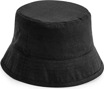 Immagine prodotto di Beechfield B90N | Cappello a secchiello in cotone organico Cotone organico - Colore: Nero - Taglia: L/XL