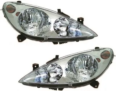 Produktbild von TYC Scheinwerfer Set für Peugeot 307 8/2000-6/2005 H1 H7 Nebelscheinwerfer Halog