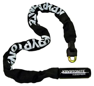 Imagen del producto de Kryptonite Keeper 465, juego de candados de cadena, color negro, 4 cadenas de 650 mm, color negro