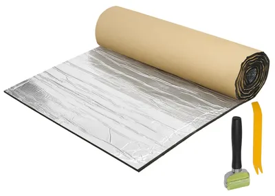 Image de Omgoods - Tapis d'isolation phonique pour voiture avec protection thermique, 150 x 90 cm