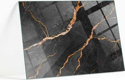 Produktbild von Bedruckte Glas Tischplatte 80x60 cm – Glasplatte mit Motiv – Esstischplatte bedruckt – Sicherheitsglas mit Druck – Tischplatte Ersatz – pflegeleicht – modern – dekorativ – Motivglas – Glastisch modern – Glasplatte Kunst – Glastischplatte Nachbildung –  Marmormuster mit Adern