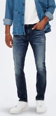 Obrázok produktu pre Džínsy Slim Fit Straight Denim Strečové Nohavice ONSWIFT |