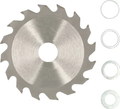 Produktbild von KOTARBAU® Hartmetall Sägeblatt für Holzschnitt 16 Zähne Ø 115mm + Reduzierringe