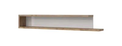 Zdjęcie produktu dla Półka wisząca SINTRA 180cm dąb samdal/biały połysk