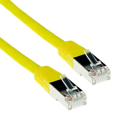 Obrázek produktu pro ACT Patchcord SSTP Category 6 PIMF, Yellow 1.00M, 1 m, Žlutá
