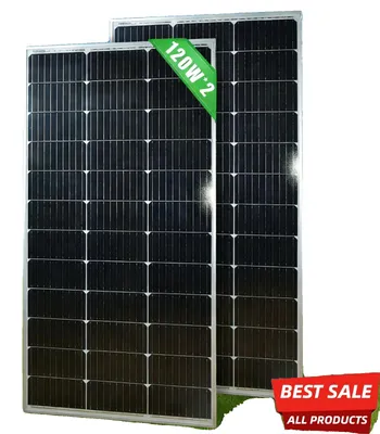Obrázok produktu pre Solárne panely, vysoká účinnosť, všestranné použitie, 2 kusy, 120 W