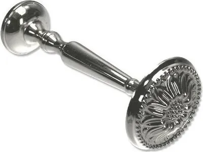 Produktbild von Interdeco Raffhalter / Gardinen-Dekohaken Chrom, Typ Blume