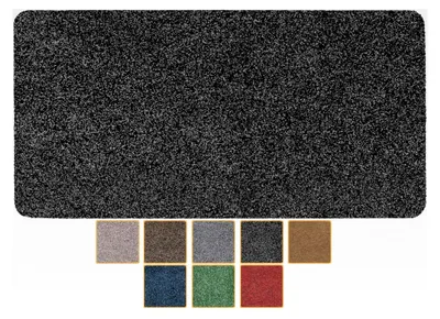 Produktbild von Fußmatte Schmutzfangmatte rutschfest abwaschbar robust für Eingang, Haustür, Flur innen & außen, 80 x 40 cm (Rechteckig)