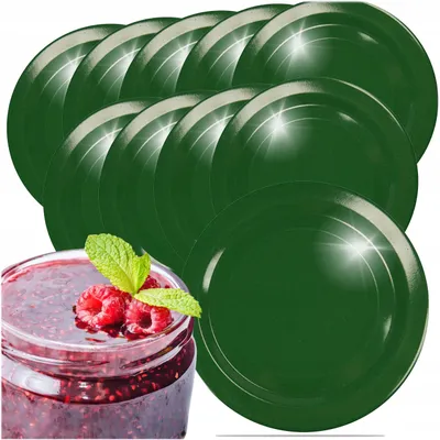 Produktbild von Silgan Twist-off Deckel Grün FI 58 4-Laschen 10 Stück