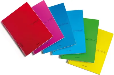 Produktbild von Blasetti Colorclub Notizbuch A4+ 70 Blätter Mehrfarbig