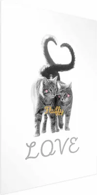 Produktbild von Posterpapier Poster - Fluffy Love 21x30 cm Tiere g-C-0227-ao-a