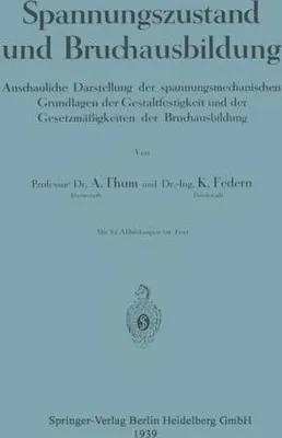 Immagine prodotto di Spannungszustand und Bruchausbildung