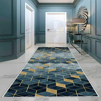 Obrázok produktu pre Conceptum Hypnose, Wooylk0054, Teppich (100 x 500), 100 % POLYESTER, Grün, 100 x 500 cm