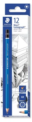 Obrázek produktu pro STAEDTLER Bleistift Mars Lumograph 6B Sechskant