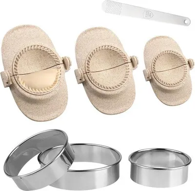 Produktbild von Famanu Küchen-Set Ravioli und Dumplings - 3-in-1 mit verschiedenen Größen