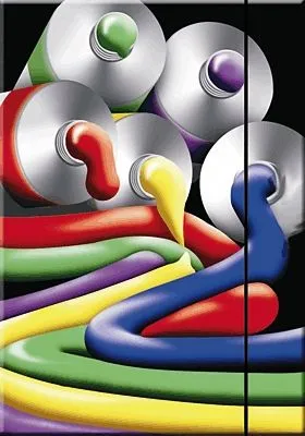 Produktbild von RNK Verlag 4574 Zeichenmappe "Painting" - A3, mit Gummizugverschluss