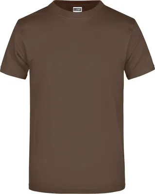 Produktbild von James & Nicholson Komfort T-Shirt braun Größe XXXL