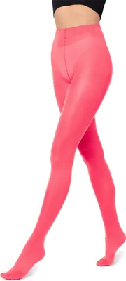 Image de Collants colorés pour femmes Merry Style en microfibre 40 deniers (corail fluo, XS-S).