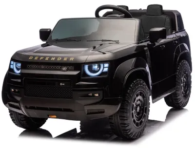 Produktbild von Land Rover Defender - Kinder Elektroauto - 24V - mit Fernbedienung - 2-Sitzer - Schwarz