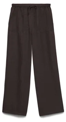 Produktbild von Vero Moda 10316385_2051_60, Basic-Hose, Weiblich, Schokolade, S, Max. shrinkage 5%; Wash inside out; Wash with similar colours, Line drying, Nicht bleichen
