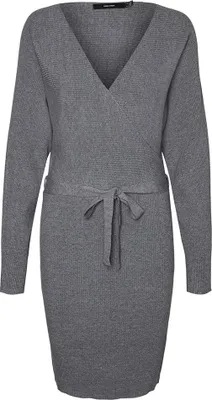 Produktbild von Vero Moda Hollyrem Curve Langärmliges Kurzes Kleid Grau XL Frau Grau XL